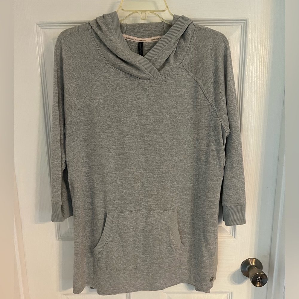Calvin Klein Performance Heather Gray Sweater
